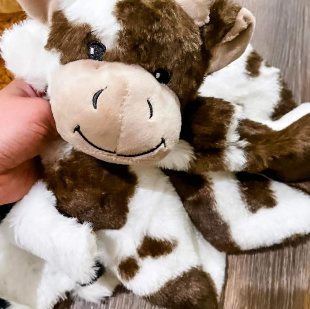 Cow/Highland Lovey Fleece NEW - Picture 4 of 8